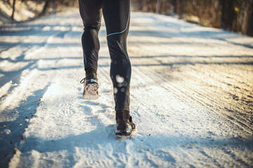 Jogging In The Snow