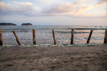 Beautiful sunset in Samara Beach, Costa Rica