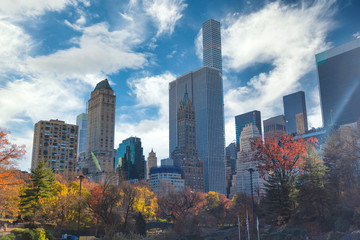 Obraz premium New York City Manhattan Skyline, U.S.A.