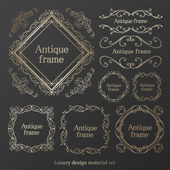 フレーム素材　アンティーク　ビンテージ　ガーリー　ウエディング　ラグジュアリー　高級感　豪華