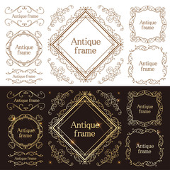 フレーム素材　アンティーク　ビンテージ　ガーリー　ウエディング　ラグジュアリー　高級感　豪華