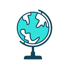 Globe icon vector
