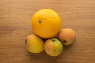 Orange and mangos