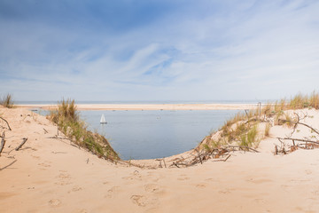 Sandy dune du pilat in France