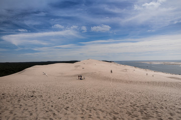 Sandy dune du pilat in France