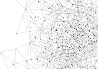 Illustration of a network and nodes.