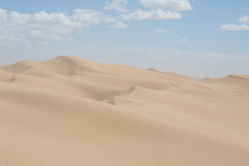 Obraz na płótnie Canvas sand dune field at the Imperial Sand Dunes Recreation Area