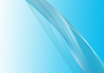 Abstract background waves. Cyan blue and white abstract background for wallpaper or business card
