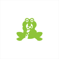 skilled vector frog