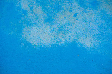 Blue color wall, use for background.
