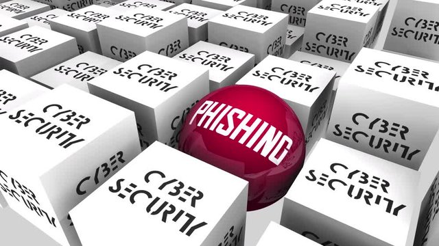 Phishing Attack Cyber Security Hack Vulnerability 3d Animation