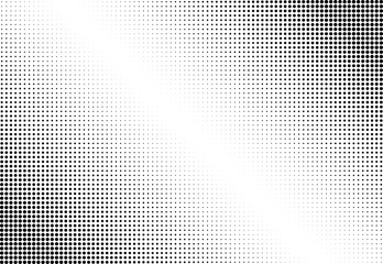 Abstract halftone dotted background. Monochrome pattern with dot and circles.  Vector modern futuristic texture for posters, sites, business cards, postcards, interior design, labels and stickers.