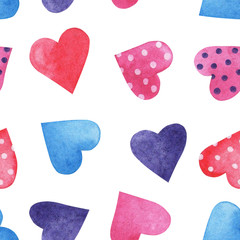 pattern of hearts for Valentine's day
