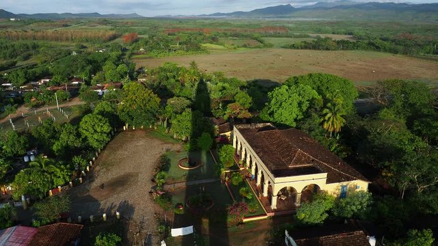 Manaca Iznaga Estate, elevated view, Valle de los Ingenios, Sancti Spiritus Province, Cuba