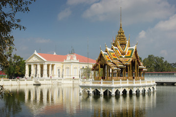 Bang Pa-In Palace, landmark of Ayutthaya, Thailand, Asia