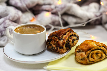 cookies with coffe