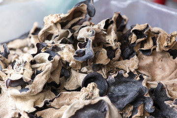 photo of dried mushrooms in Vietnam