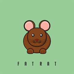Simple Rat vector Illustration