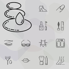 spa stones icon. beauty, make up, cosmetics icons universal set for web and mobile