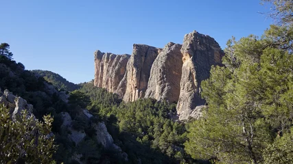 Foto op Canvas Roques de Masmut - Matarranya - Teruel © La Trona