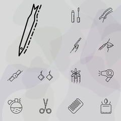 manicure tweezers icon. beauty, make up, cosmetics icons universal set for web and mobile