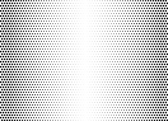 Abstract halftone dotted background. Monochrome pattern with square.  Vector modern pop art texture for posters, sites, cover, business cards, postcards, art design, labels and stickers.