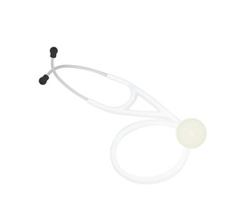 Medical doctor's stethoscope. vector illustration
