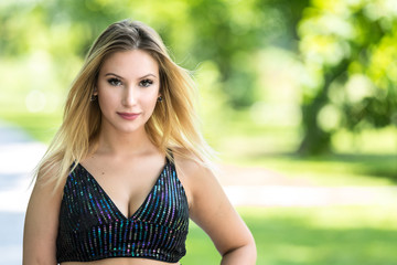 Fototapeta premium Summer Fashion Portrait in Slovenia