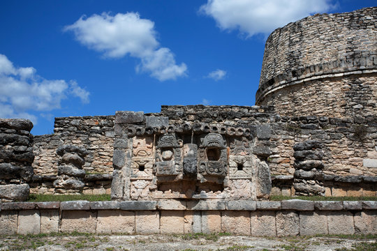 Mayan ruins in the Yucatan Peninsula, Mexico