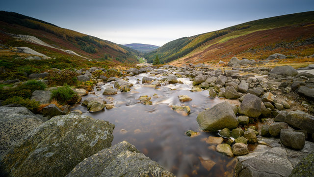 Stream in glendalough mines valey