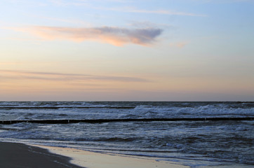 Fototapeta na wymiar Sonnenuuntergang an der Ostsee