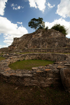 Mayan ruins in the Yucatan Peninsula, Mexico