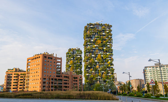 Bosco Verticale Hochh&auml;user in Mailand am Porta Nuova