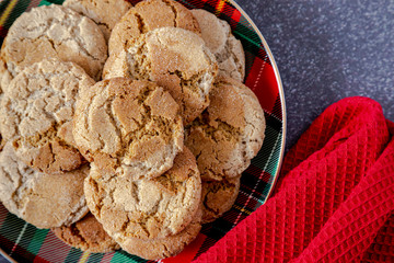 Homemade Gingerdoodle cookies for the holidays