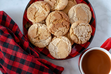 Homemade Gingerdoodle cookies for the holidays