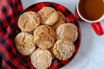 Homemade Gingerdoodle cookies for the holidays