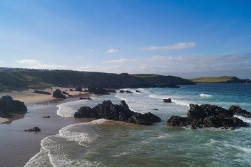 Sango sands and Sango bay near Durness in the Scottish highlands
