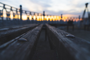  sunset on the bench