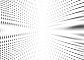 Abstract halftone dotted background. Monochrome pattern with stars.  Vector modern futuristic texture for posters, sites, business cards, postcards, labels and stickers. Design mock-up layout.