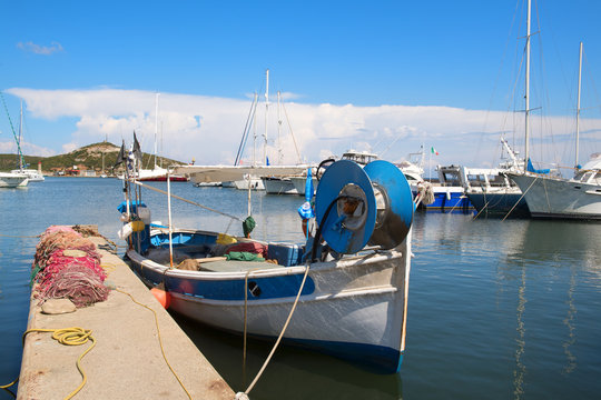 Macinaggio on French island Corsica