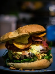 Der BurgerStar mit Süßkartoffeln