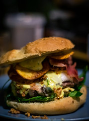 Der BurgerStar mit Süßkartoffeln