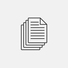 documents icon vector illustration symbol