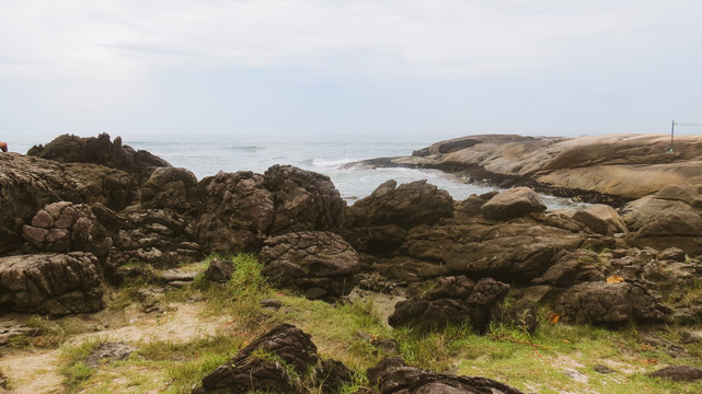 Praia Do Iporanga, Guarujá, Brasil.