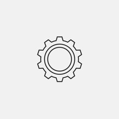 gear icon vector illustration symbol