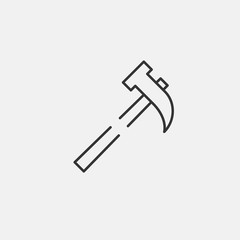 hammer icon vector illustration symbol
