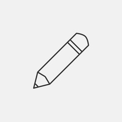 pencil icon vector illustration symbol