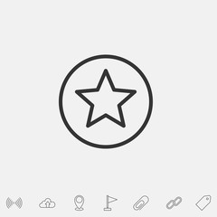 star icon vector illustration symbol