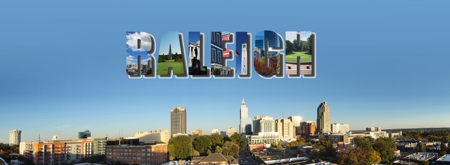 Downtown Raleigh banner panorama