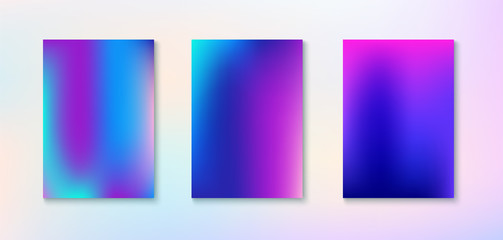 Purple, Pink, Turquoise, Blue Gradient Shiny Vector Background. 